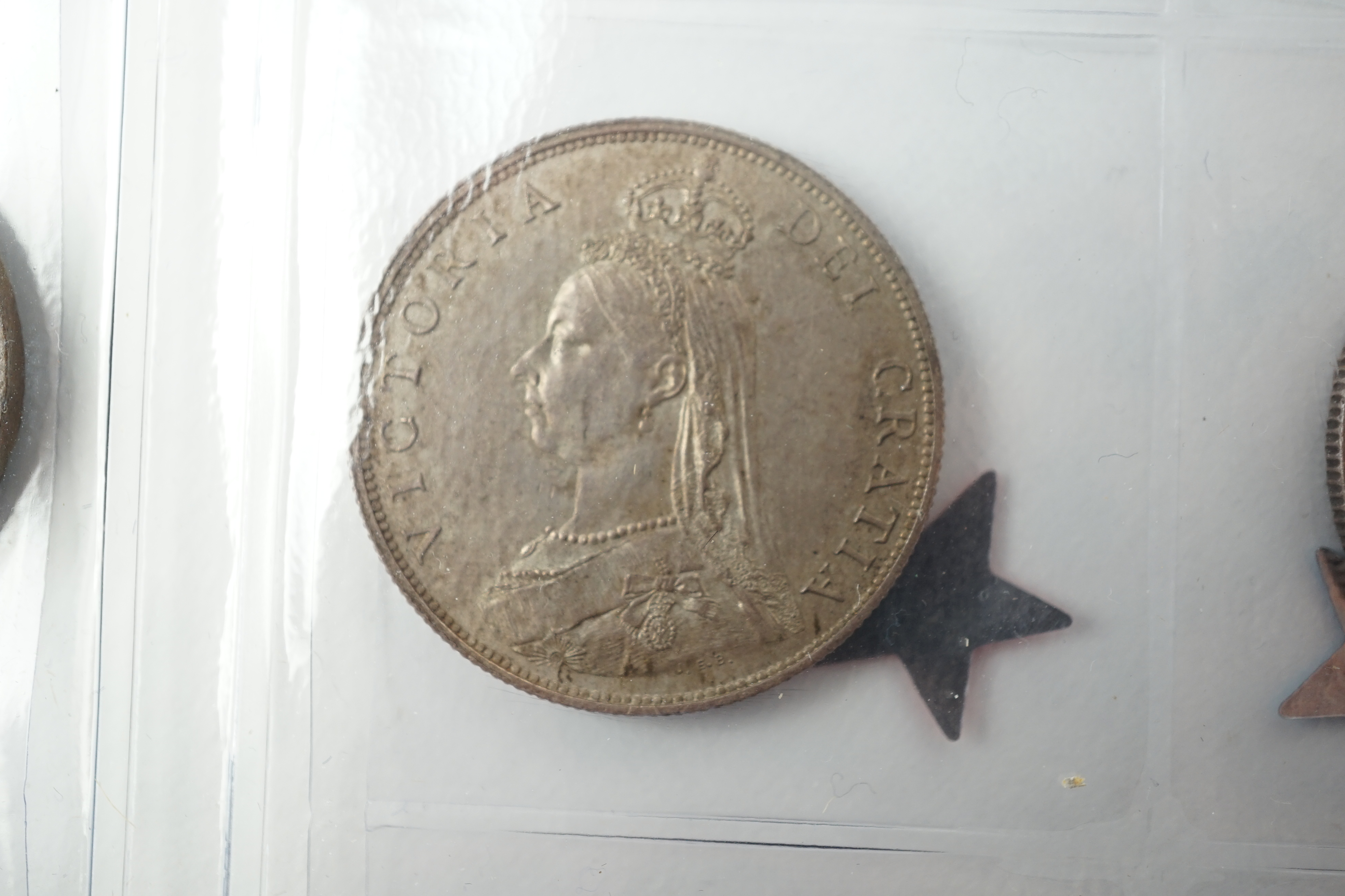 British coins, Victoria (1837-1901), halfcrown to halfpenny and various odd silver maundy 1d to 4d